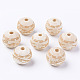 Unfinished Natural Wood European Beads WOOD-S057-009B-1