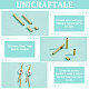 Unicraftale 32pcs 4 style placage ionique (ip) 304 perles de tube en acier inoxydable STAS-UN0049-31-5
