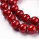 Chapelets de perles en turquoise synthétique TURQ-H038-10mm-XXS17-3