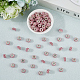 80 шт. полимерная глина со стразами европейские бусины с большими отверстиями с серебряными латунными сердечниками FPDL-LT0001-02C-3