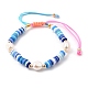 Bracelets réglables de perles tressées avec cordon en nylon BJEW-JB05490-3