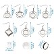 Kits de bijoux de boucles d'oreilles pendantes bricolage DIY-TA0001-87-7