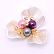ABS Imitation Pearl Cabochons Accessories FIND-TAC0001-15B-1