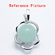 Sterling Silver Cubic Zirconia Pendant Pinch Bails STER-G028-096-4