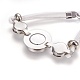 Faux Suede Snap Bracelet Making BJEW-R175-09-3