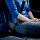 Superfindings 1 set imitation cuir siège de voiture régulateur de ceinture de sécurité de voiture AJEW-FH0001-86-8