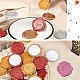 CRASPIRE 25Pcs Adhesive Wax Seal Stickers DIY-CP0009-11B-09-5