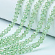 Chapelets de perles en verre électroplaqué EGLA-A034-T4mm-B17-1