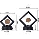 FINGERINSPIRE 10 Pcs Coin Display Frame ODIS-FG0001-02-2