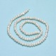 Fili di perle di perle d'acqua dolce coltivate naturali PEAR-F018-04C-01-3