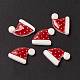 Christmas Themed Opaque Resin Cabochons CRES-P022-08-2