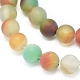 Natural Peacock Agate Beads Strands G-D0005-25-6mm-3