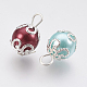 Perles de verre pendentifs X-FIND-P029-08S-2