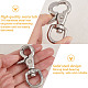DICOSMETIC 2Pcs Stainless Steel Swivel Clasps STAS-DC0015-60-5