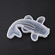 シリコンモールド  レジン型  UVレジン用  エポキシ樹脂ジュエリー作り  鯉  ホワイト  6.2x3.8x2cm DIY-L021-03-3