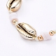 Geflochtene Perlenarmbänder aus Nylonfaden BJEW-JB05074-01-3