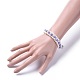 Bracelets de perles de quartz naturel (teint) BJEW-JB04604-05-5