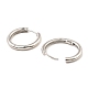Brass Huggie Hoop Earrings EJEW-I289-11P-2