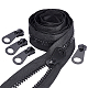 Nylon Closed-end Zipper and Resin Zipper Sliders Zipper Head DIY-BC0011-68-3