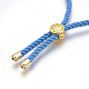 Fabrication de bracelet en corde de coton KK-F758-03E-G-3