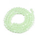 Transparent Imitation Jade Glass Beads Strands GLAA-N052-05B-B04-2