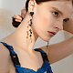 UNICRAFTALE 30pcs 5 Colors Heart Pattern Stud Earrings Stainless Steel Earrings with Ear Nuts 0.8mm Pin Ear Studs for Dangle Earring Jewelry Making EJEW-UN0001-63-6