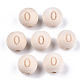 Unfinished Natural Wood European Beads WOOD-S045-141A-3