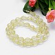 Faceted Oval Imitation Austrian Crystal Bead Strands G-M192-9x6mm-09A-2