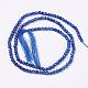 Filo di Perle lapis lazuli naturali  G-D165-B-2mm-2