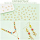 Unicraftale 100 pièce 304 capuchons de perles en acier inoxydable STAS-UN0042-45-5
