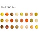 288G 24 Colors Glass Seed Beads SEED-JQ0005-01C-4mm-2