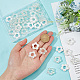 Arricraft 36 pièces 3 couleurs cadre de perles acryliques lumineuses LACR-AR0001-01-3