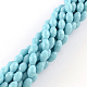 Faceted Rice Glass Beads Strands GLAA-Q046-01F-3