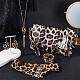 Комплекты украшений с леопардовым принтом SJEW-UN0001-23-2