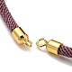 Fabrication de bracelets en cordons de nylon adaptés aux breloques de connecteur AJEW-P116-02G-04-2