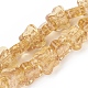 Abalorios de cristal de murano de arena de oro hecho a mano hilos X-LAMP-I021-01I-1
