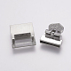 304 Stainless Steel Magnetic Clasps with Glue-in Ends STAS-F122-16P-4
