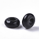 Perle europee di pietre preziose nere naturali G-Q503-01-2