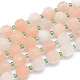 Natürliche rosa Aventurin Perlen Stränge G-I279-A03-1