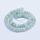 Chapelets de perles en aigue-marine naturelle G-L478-27-10mm-3