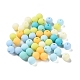 Rubberized Style Imitated Silicone Acrylic Beads MACR-D029-01J-1