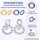 Unicraftale 12Pcs 3 Colors 304 Stainless Steel Stud Earring Finding EJEW-UN0002-32-4