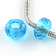 120 Faceted Glass European Beads GPDL-R014-M-2