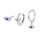 Простые комплекты сережек из стерлингового серебра s925 в форме конского глаза NN5994-2-3