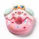 Pig Theme Opaque Resin Cabochons RESI-I057-A01-1