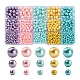 Perle di perle di vetro perlate dipinte a cottura in stile 3300 pz 15 HY-YW0001-05-1