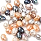Natur kultivierten Süßwasser Perlen PEAR-YW001-01-3