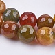 Natural Agate Round Beads Strand G-L084-10mm-M-3