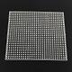 Plaques en plastique carrés de abc utilisés pour les perles à repasser 5x5mm diy DIY-Q009-01-1