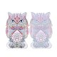 5D DIY Owl Pattern Animal Diamond Painting Pencil Case Ornaments Kits DIY-C020-01-4